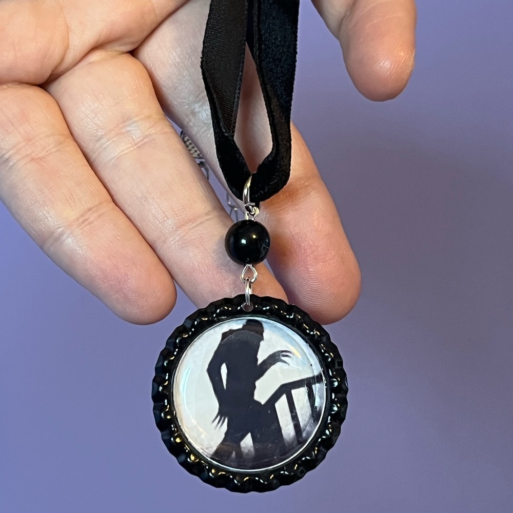 Nosferatu Symphony Of Horror Choker - Vampyre necklace - retro monster jewelry